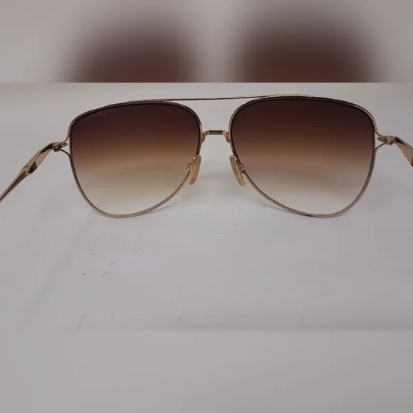 Dita Moddict DTS144-02 Aviator White Gold Brown  Gradient Gucci Mane 61-14-140 - Picture 11 of 15